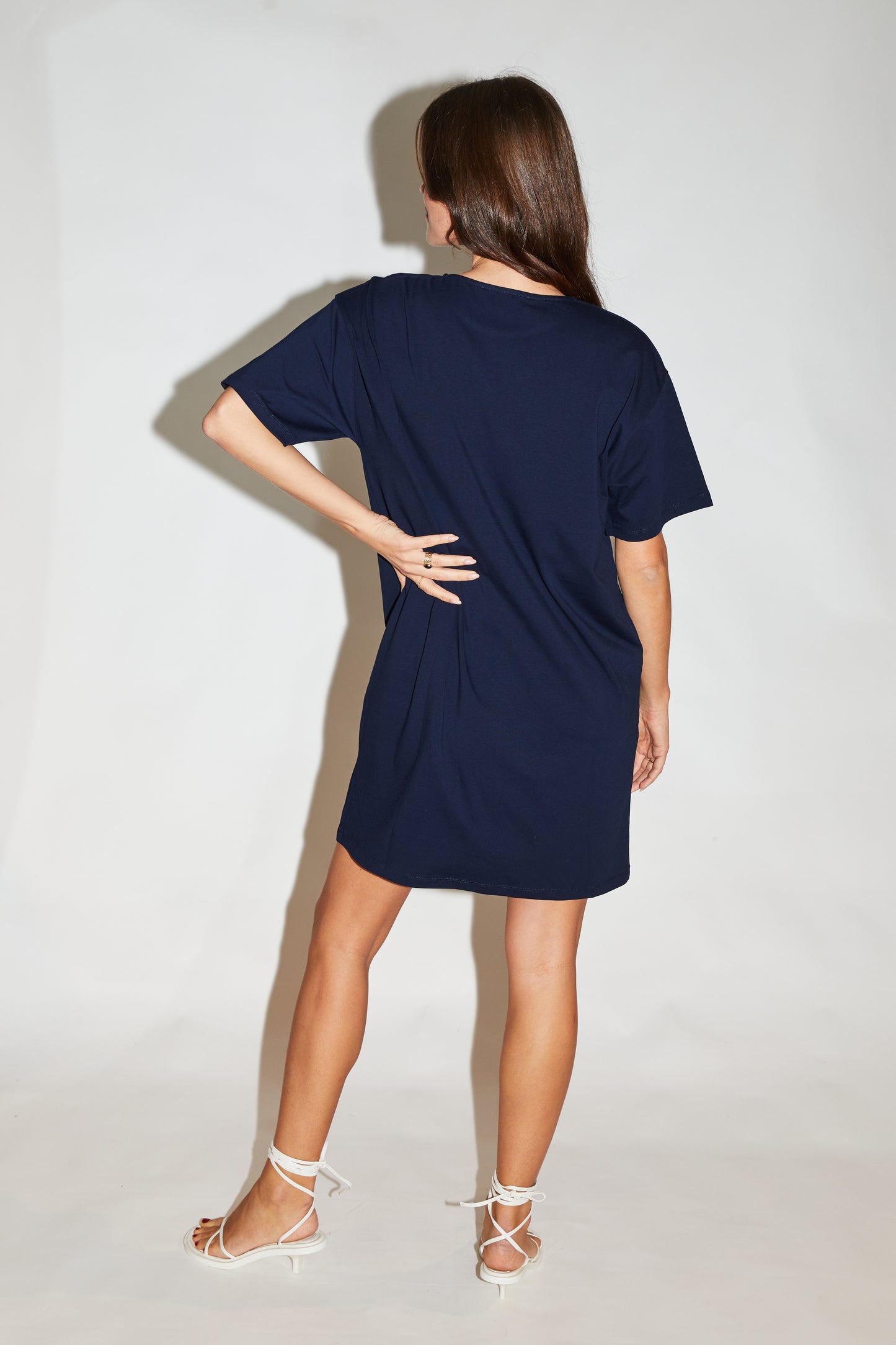 RE/BORN Antwerp Ella dress Dark Blue