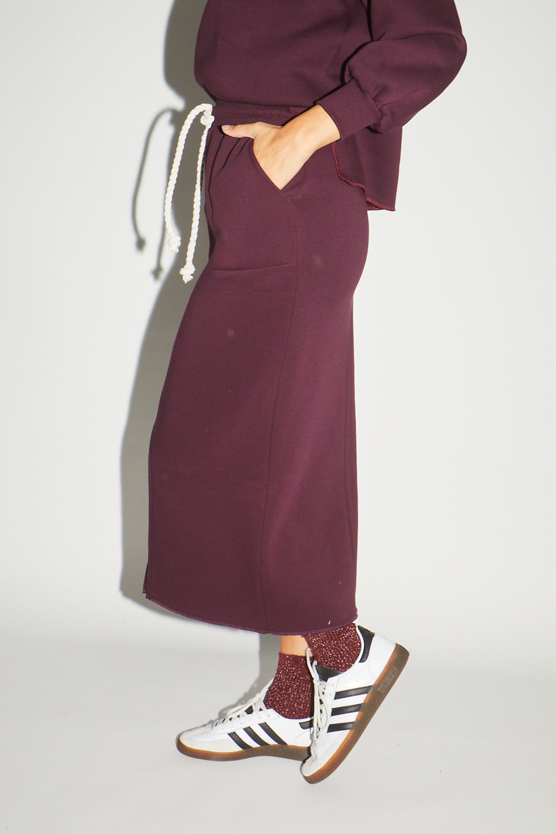 RE/BORN Antwerp Estelle skirt Vino