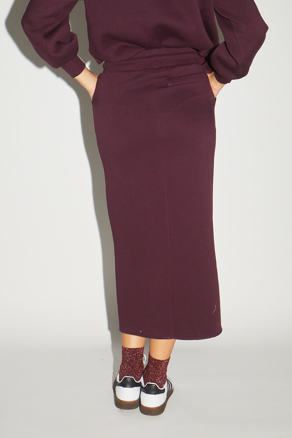 RE/BORN Antwerp Estelle skirt Vino