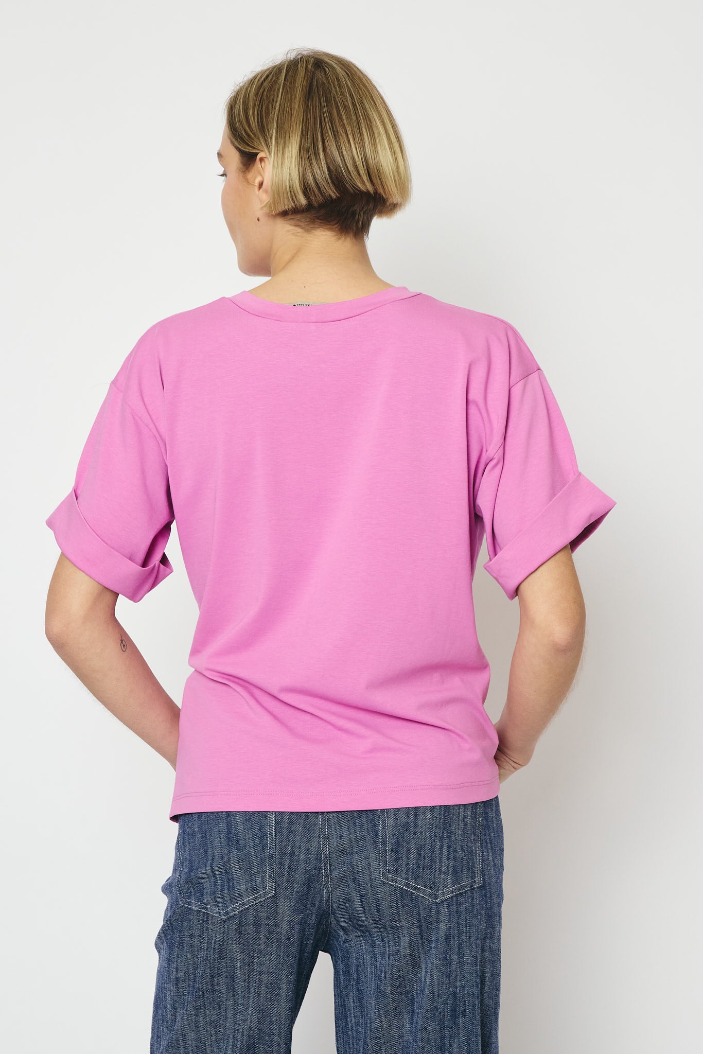 RE/BORN Antwerp Gabrielle t-shirt Berry Pink