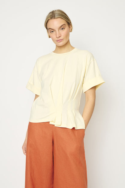 RE/BORN Antwerp Gabrielle t-shirt Butter