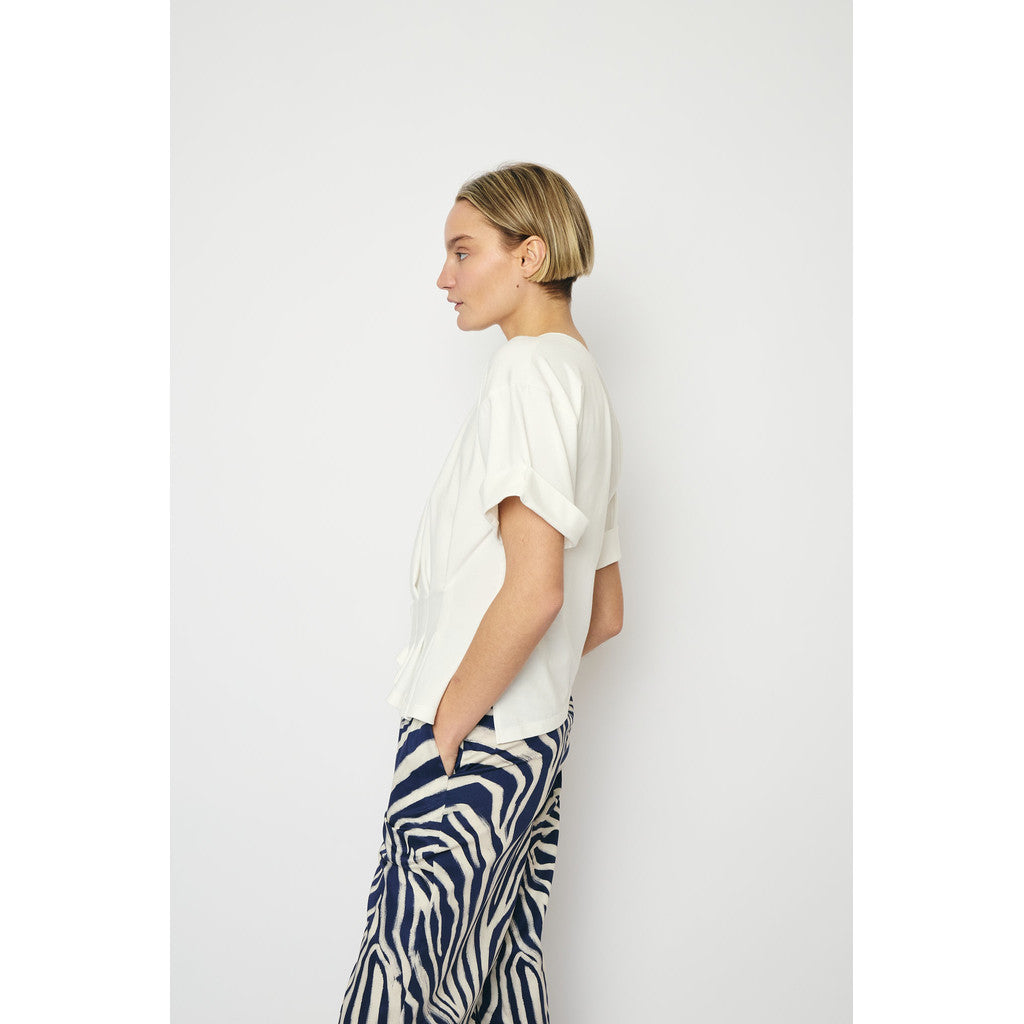 RE/BORN Antwerp Gabrielle t-shirt Offwhite