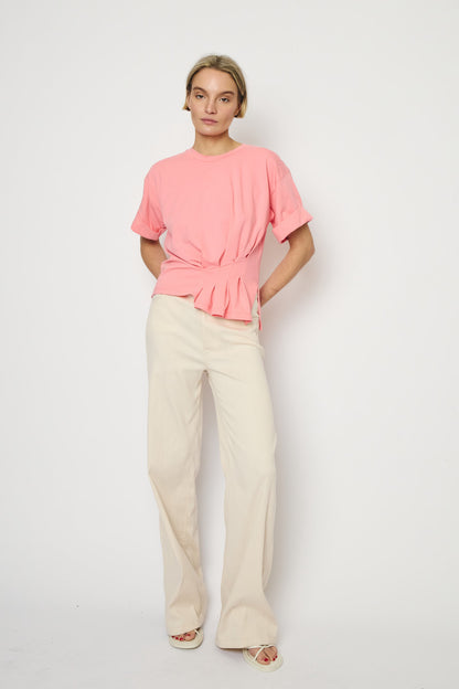 RE/BORN Antwerp Gabrielle t-shirt Soft Pink