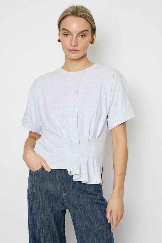 RE/BORN Antwerp Gabrielle t-shirt White Melange
