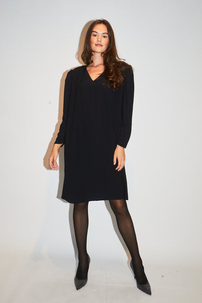 RE/BORN Antwerp Gloria dress Black