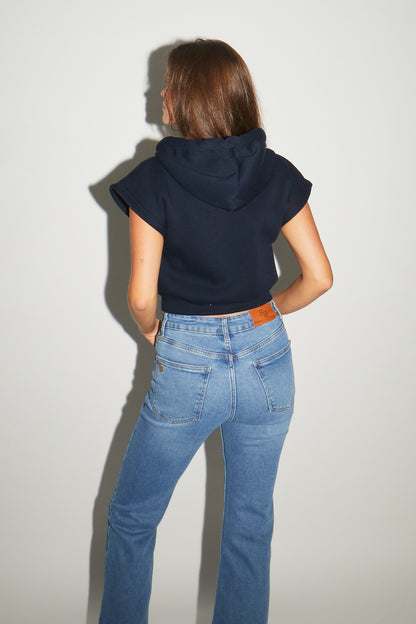 RE/BORN Antwerp Hola sweater Dark Blue