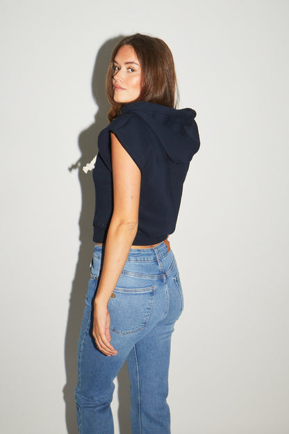 RE/BORN Antwerp Hola sweater Dark Blue