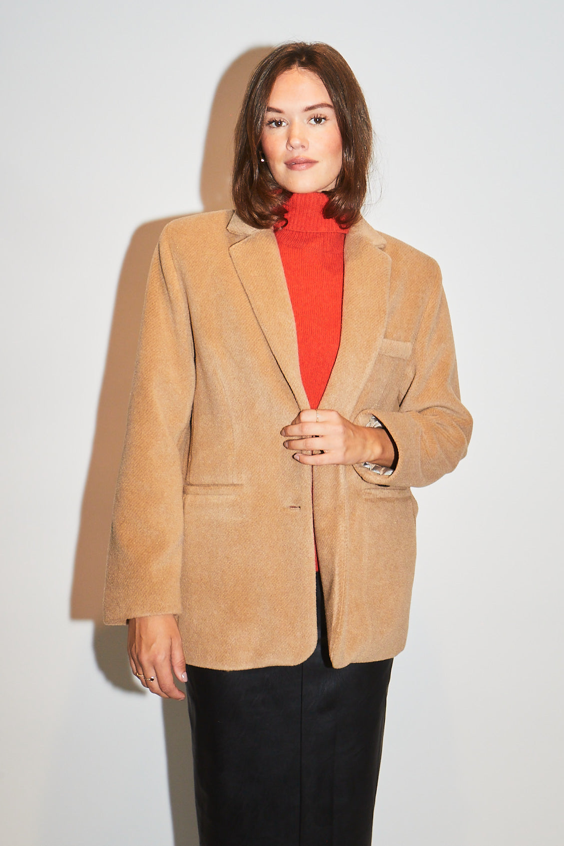 RE/BORN Antwerp Isa (blazer wol) jacket Camel