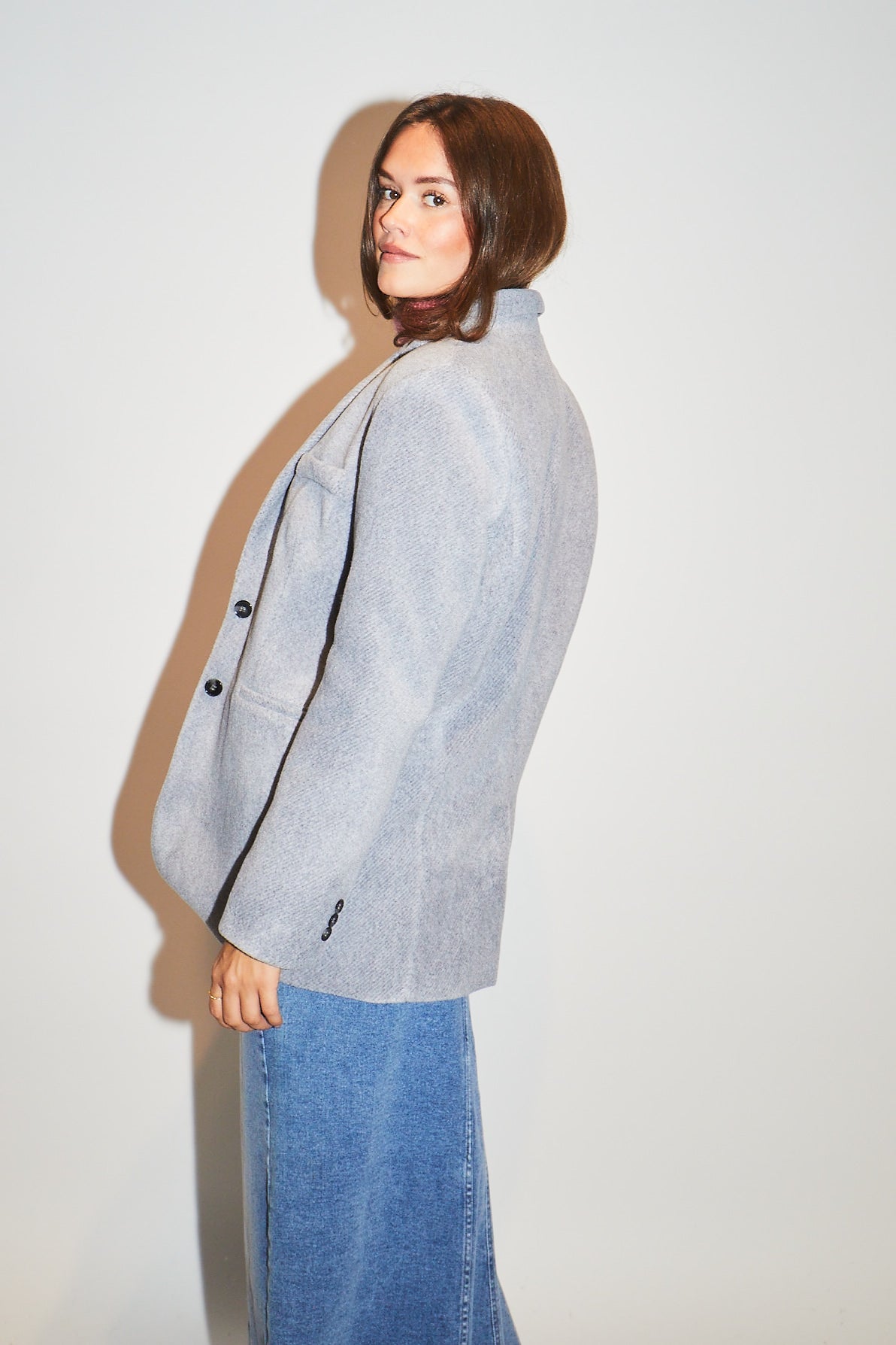 RE/BORN Antwerp Isa (blazer wol) jacket Gray
