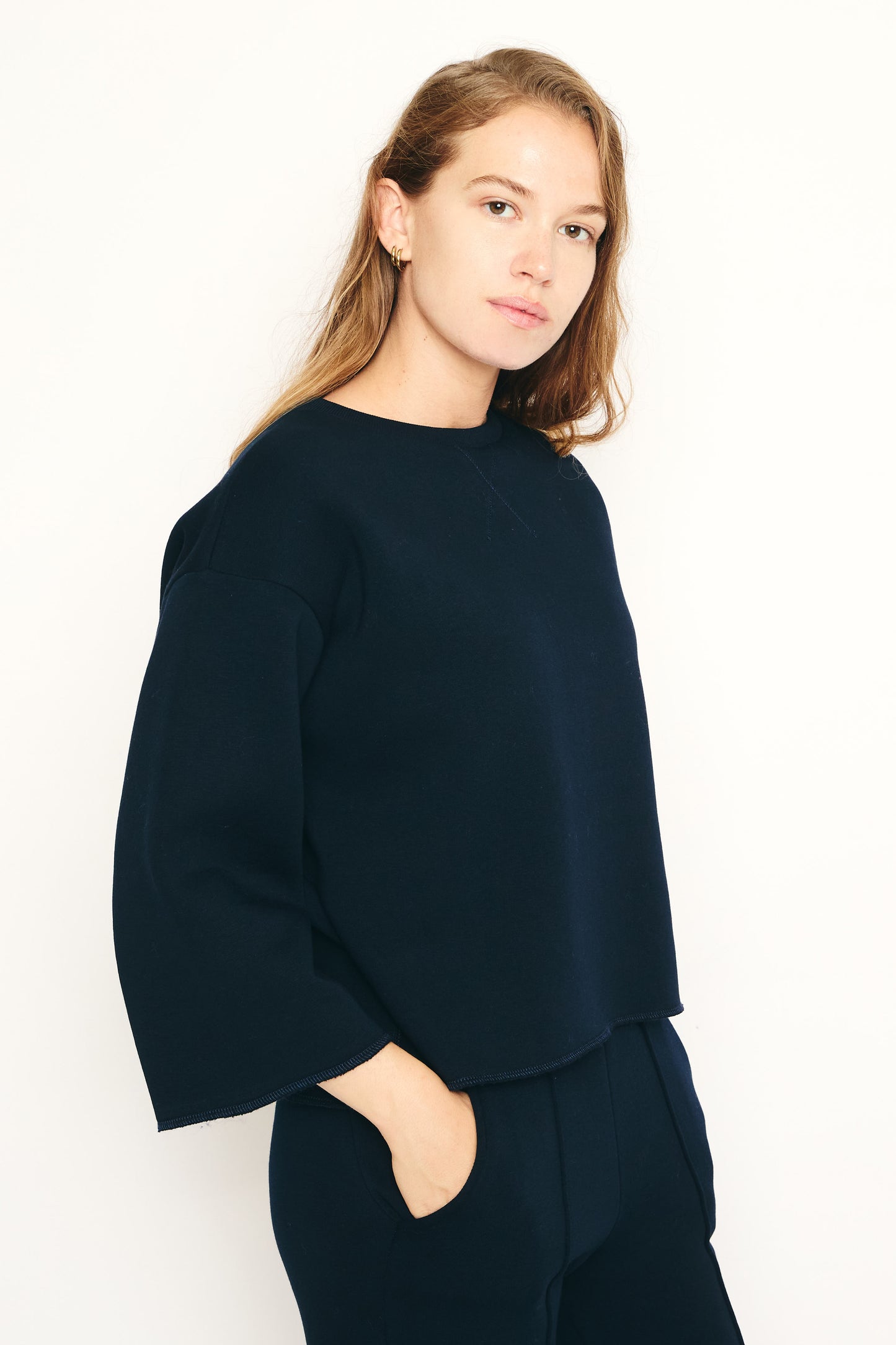 RE/BORN Antwerp Izy sweater Dark Blue