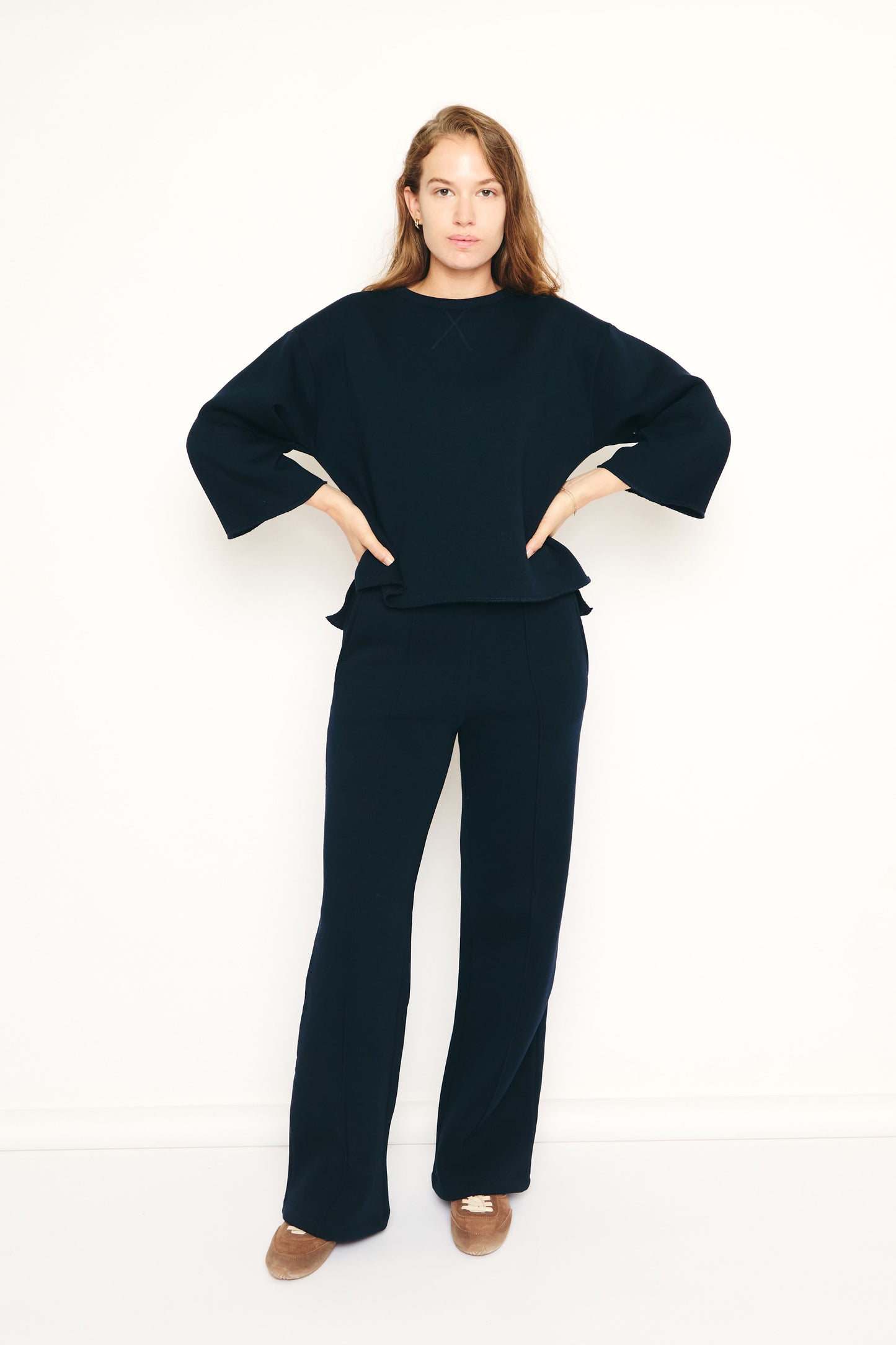 RE/BORN Antwerp Izy sweater Dark Blue