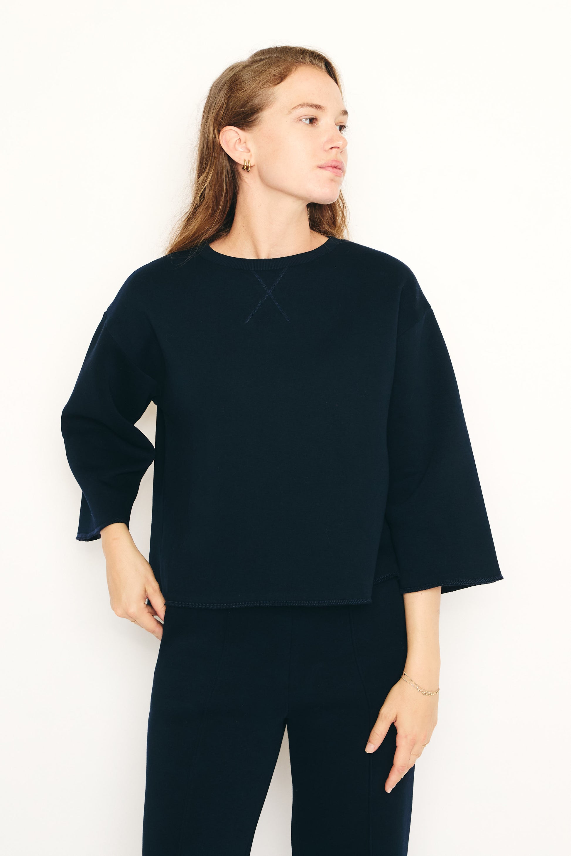 RE/BORN Antwerp Izy sweater Dark Blue
