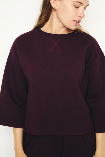 RE/BORN Antwerp Izy sweater Vino