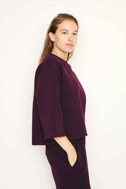 RE/BORN Antwerp Izy sweater Vino