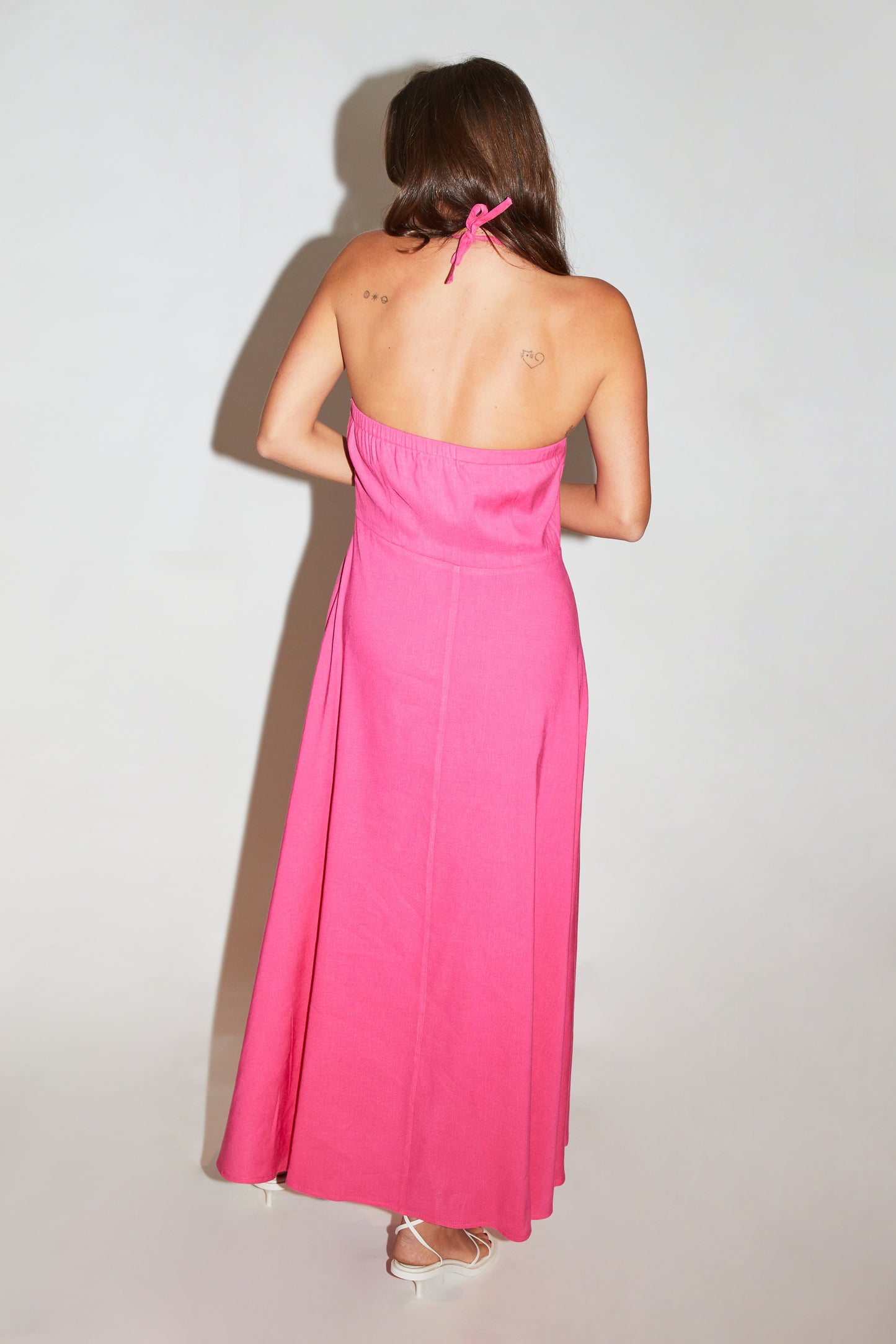 RE/BORN Antwerp June dress Fuxia