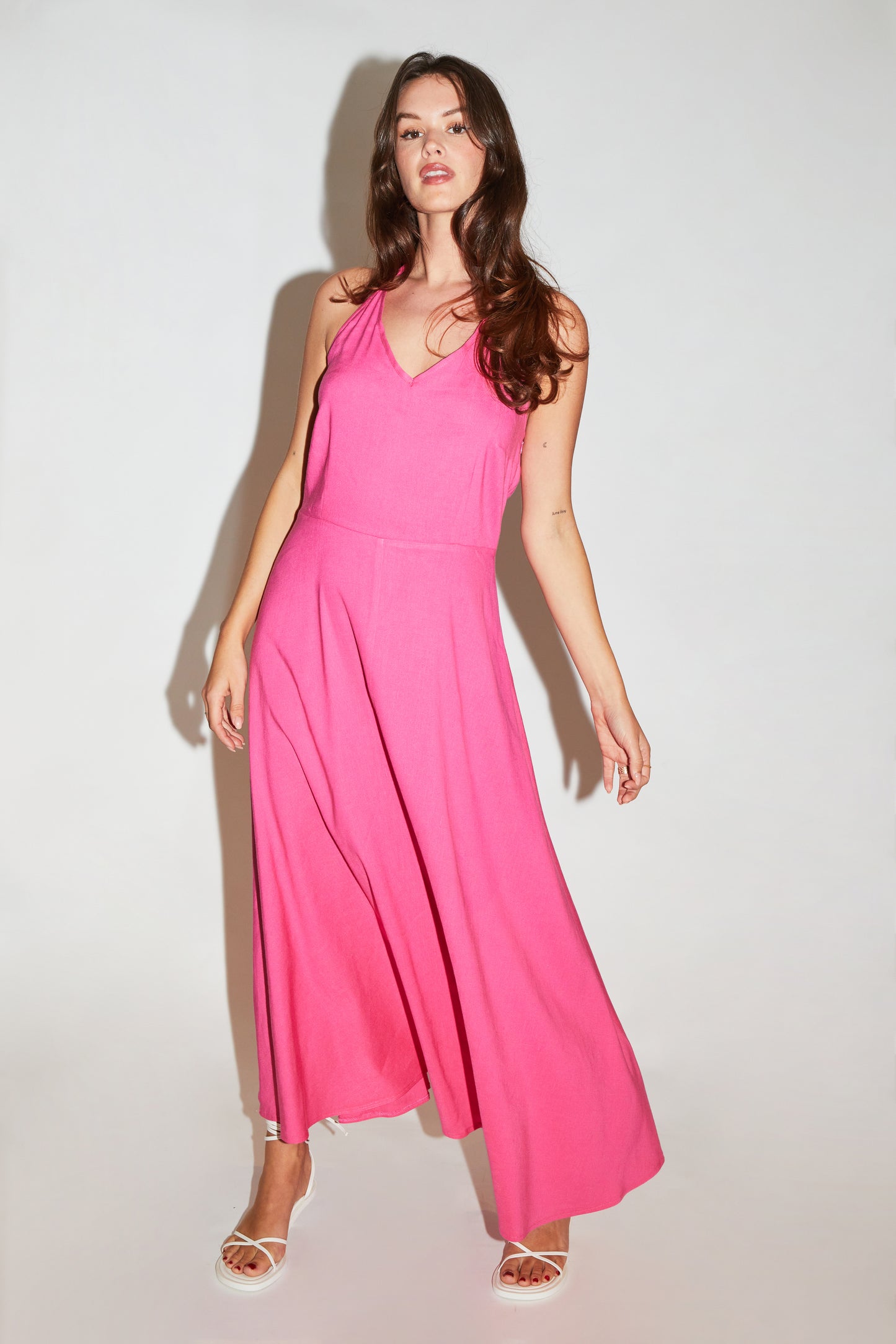 RE/BORN Antwerp June dress Fuxia