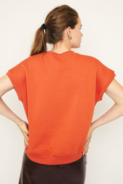 RE/BORN Antwerp Justine blouse/ top Burnt Orange