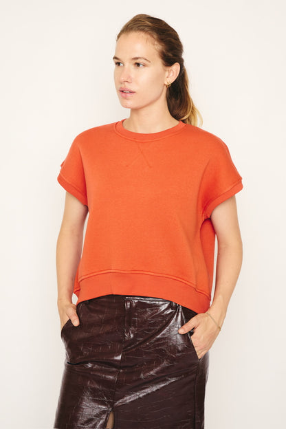 RE/BORN Antwerp Justine blouse/ top Burnt Orange