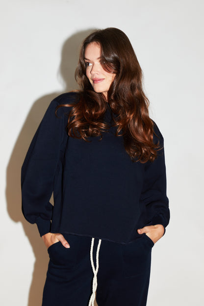 RE/BORN Antwerp Kai sweater Dark Blue