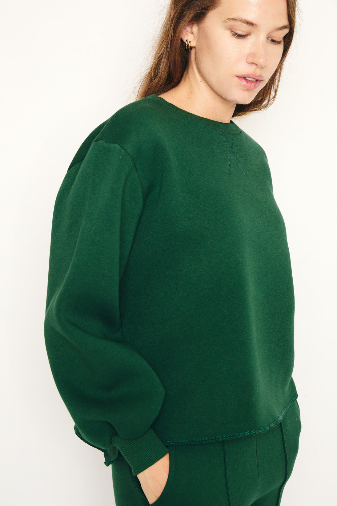 RE/BORN Antwerp Kai sweater Forest Green