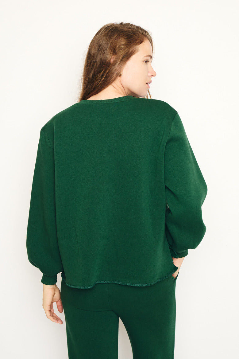RE/BORN Antwerp Kai sweater Forest Green