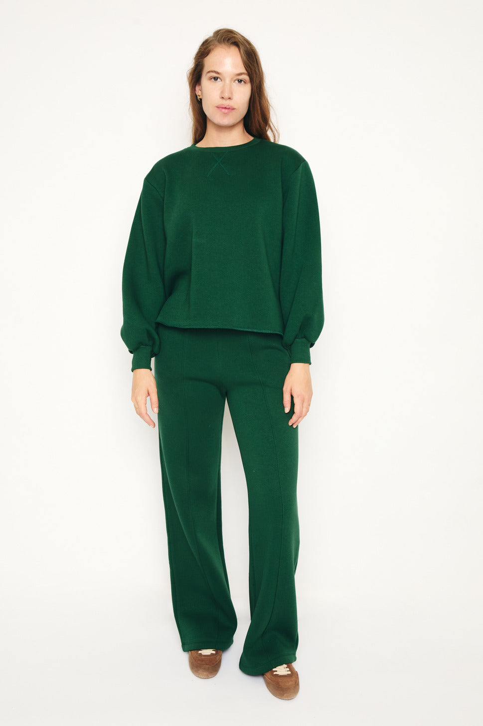 RE/BORN Antwerp Kai sweater Forest Green