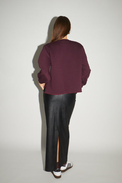 RE/BORN Antwerp Kai sweater Vino