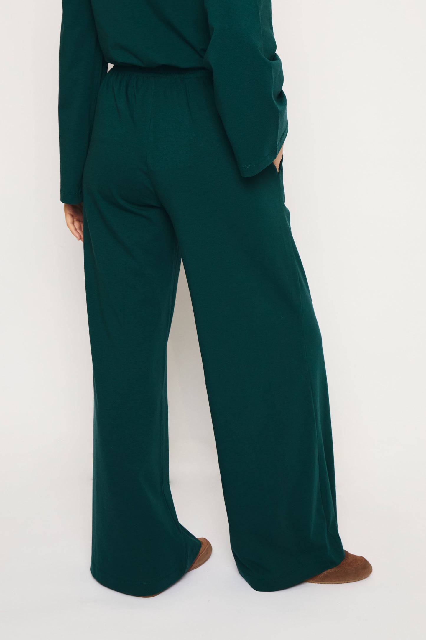 RE/BORN Antwerp Kate trousers Forest Green