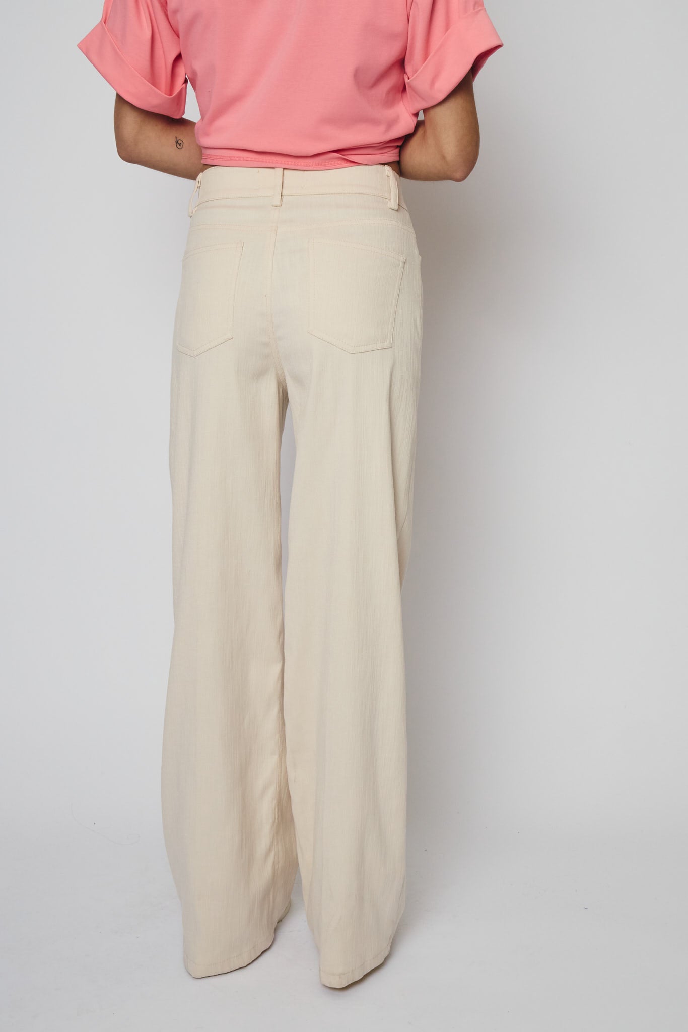RE/BORN Antwerp Katherine trousers Crème