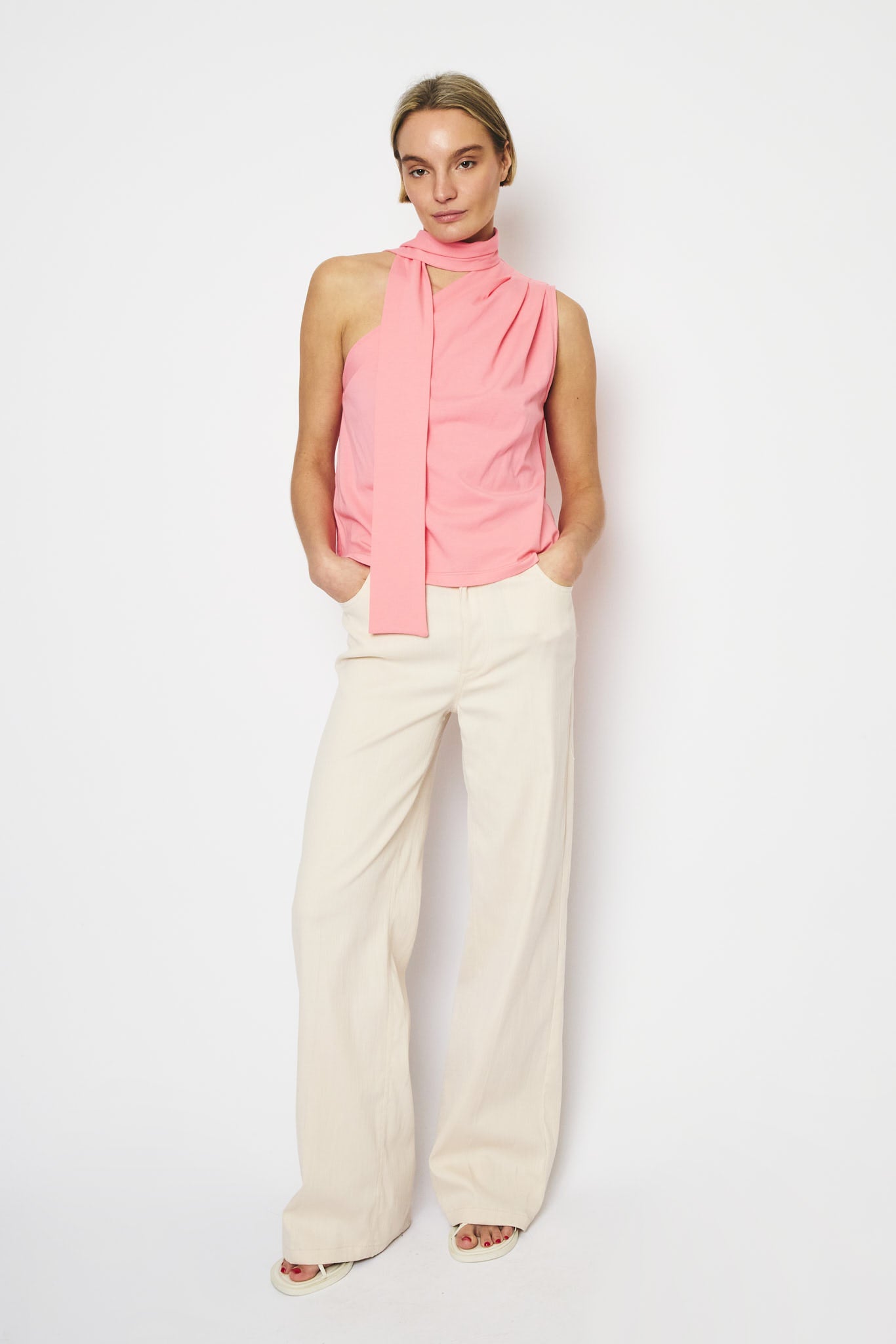 RE/BORN Antwerp Katherine trousers Crème