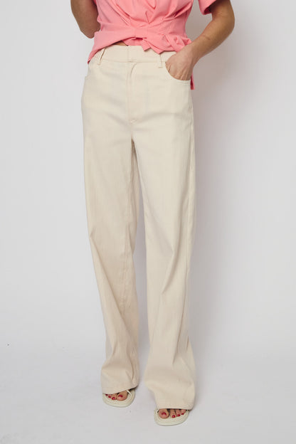 RE/BORN Antwerp Katherine trousers Crème