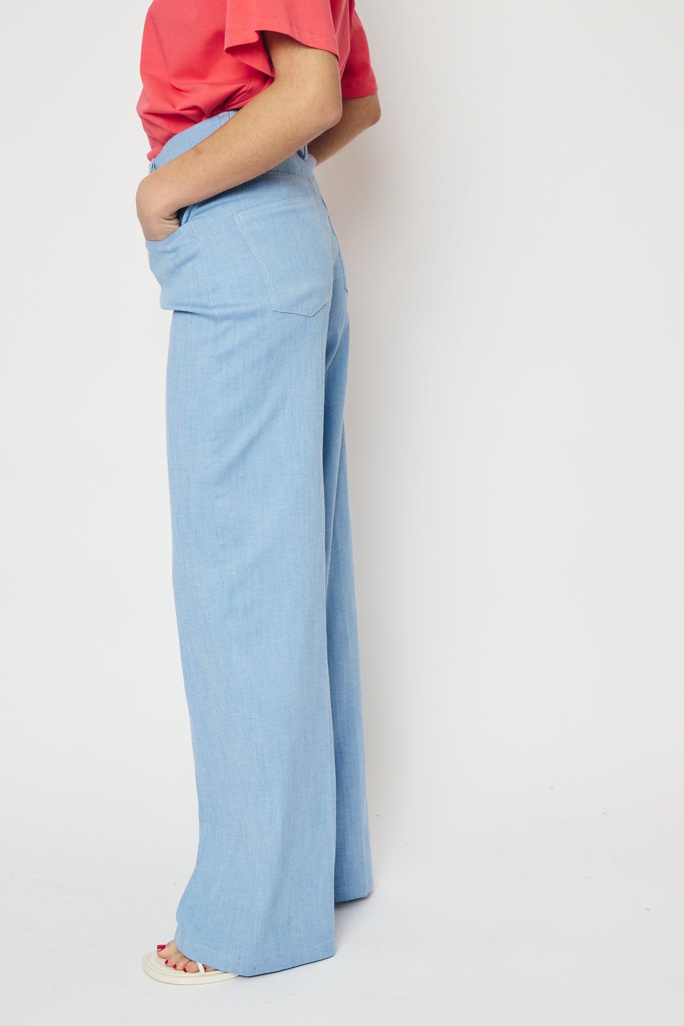 RE/BORN Antwerp Katherine trousers Light Blue