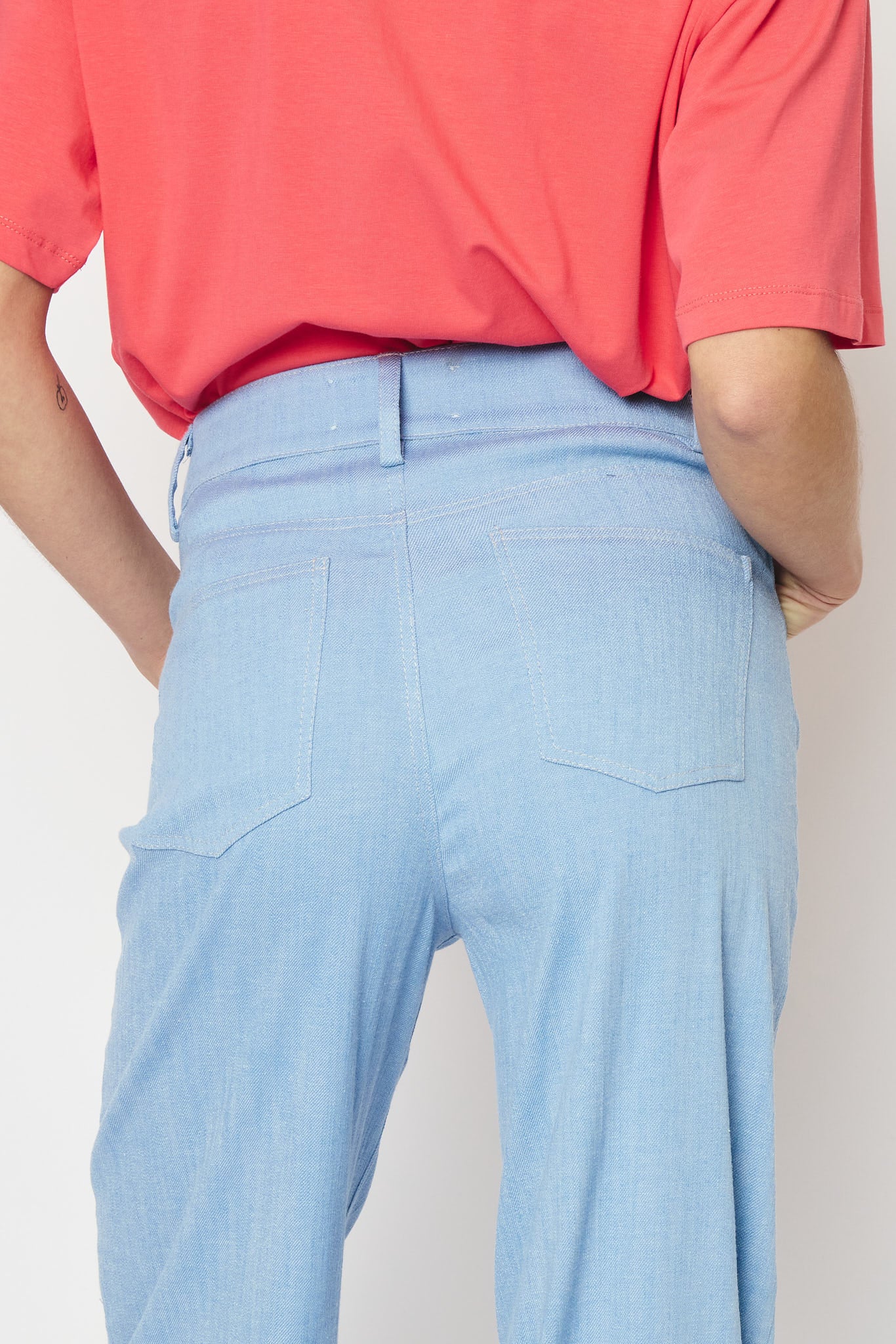 RE/BORN Antwerp Katherine trousers Light Blue