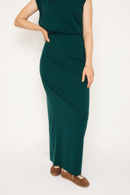 RE/BORN Antwerp Leah skirt Forest Green