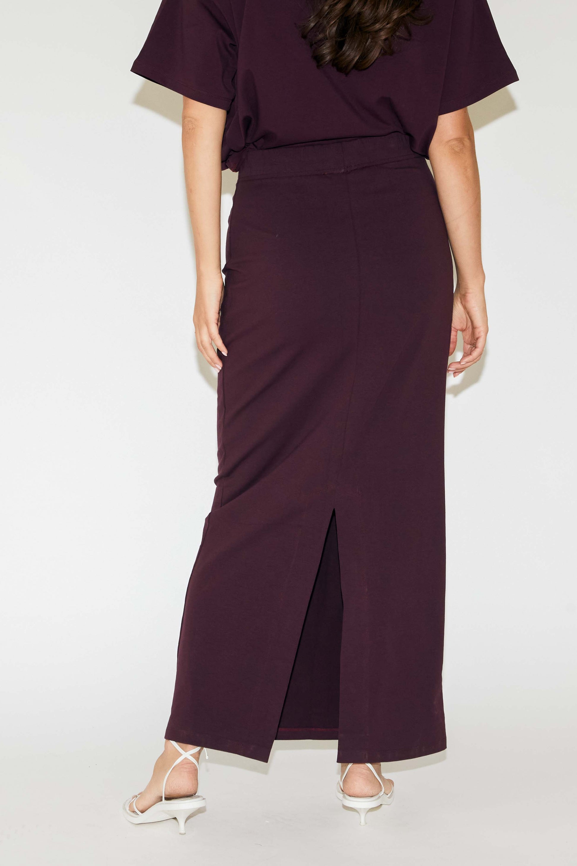RE/BORN Antwerp Leah skirt Vino