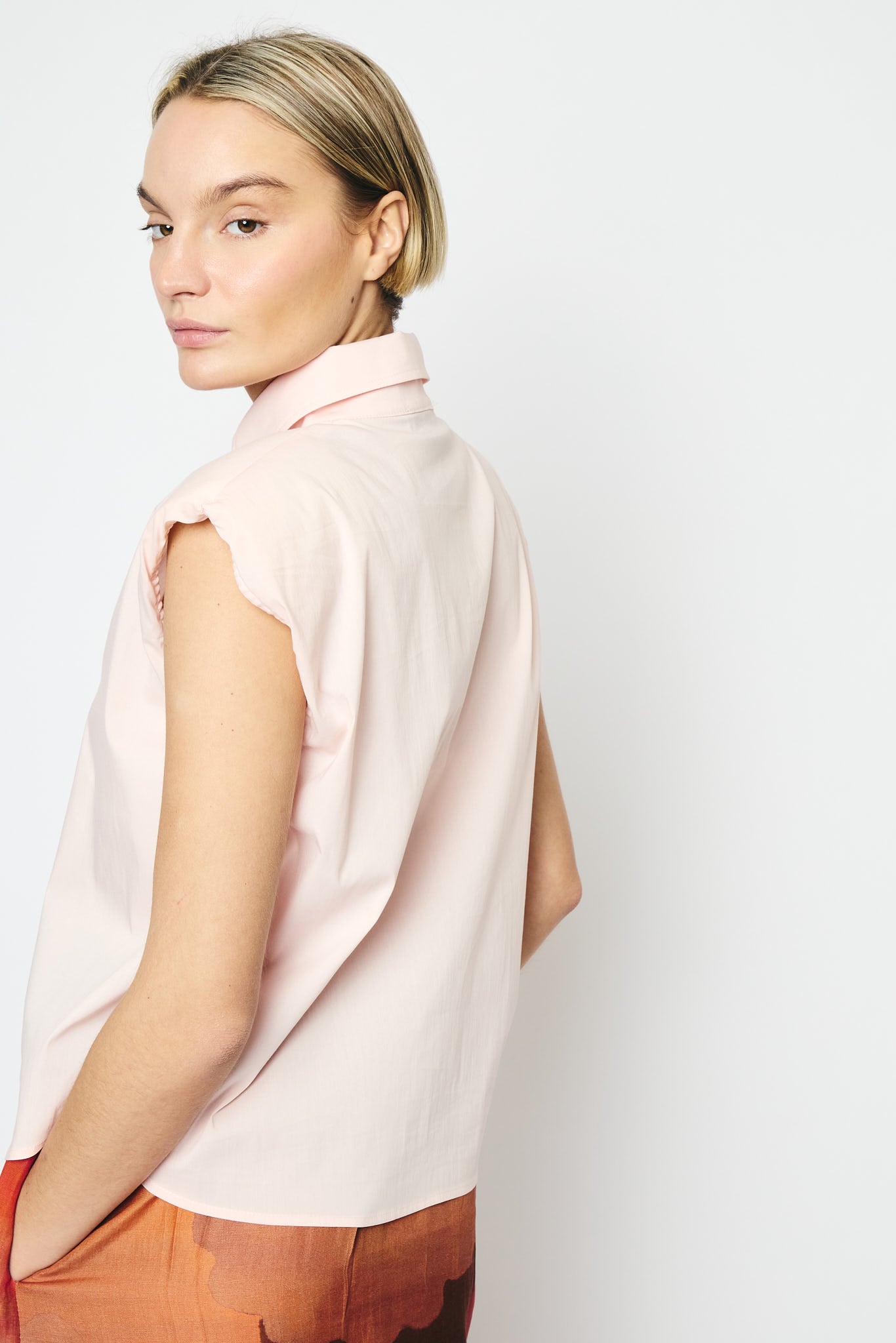 RE/BORN Antwerp Leonora blouse/ top Soft Pink