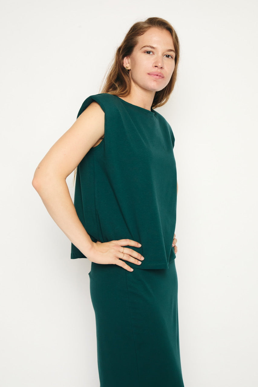 RE/BORN Antwerp Lien t-shirt Forest Green