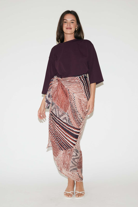 RE/BORN Antwerp Livia accessoires Abstract Geometry Rust
