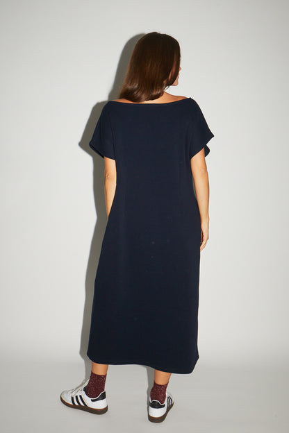 RE/BORN Antwerp Maria dress Dark Blue