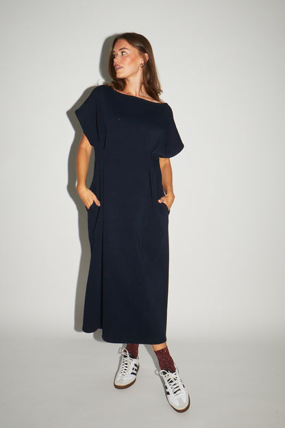 RE/BORN Antwerp Maria dress Dark Blue