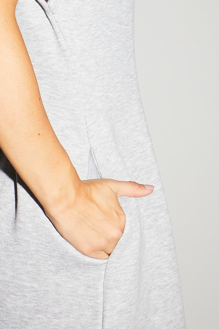 RE/BORN Antwerp Maria dress Gray Melange