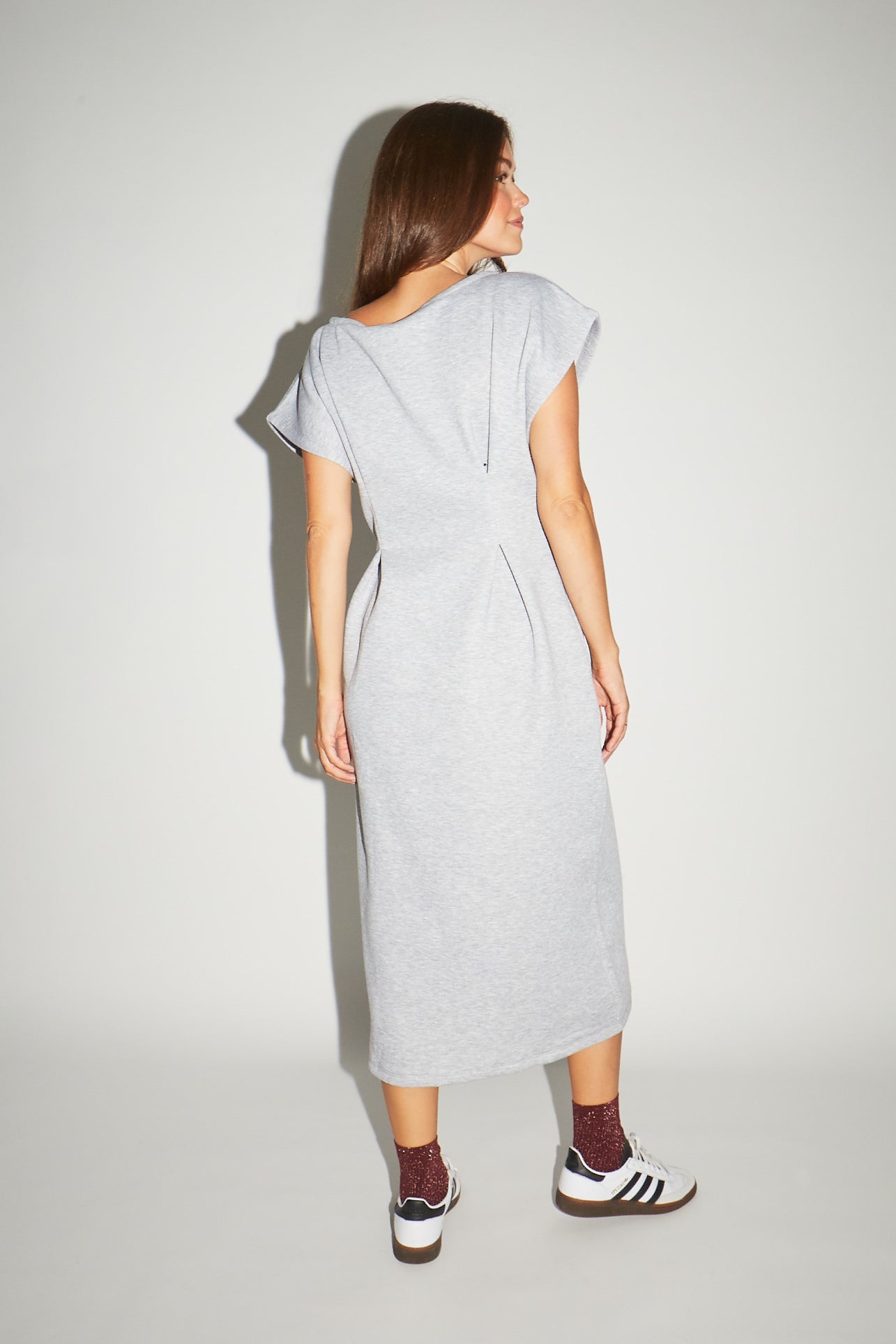 RE/BORN Antwerp Maria dress Gray Melange