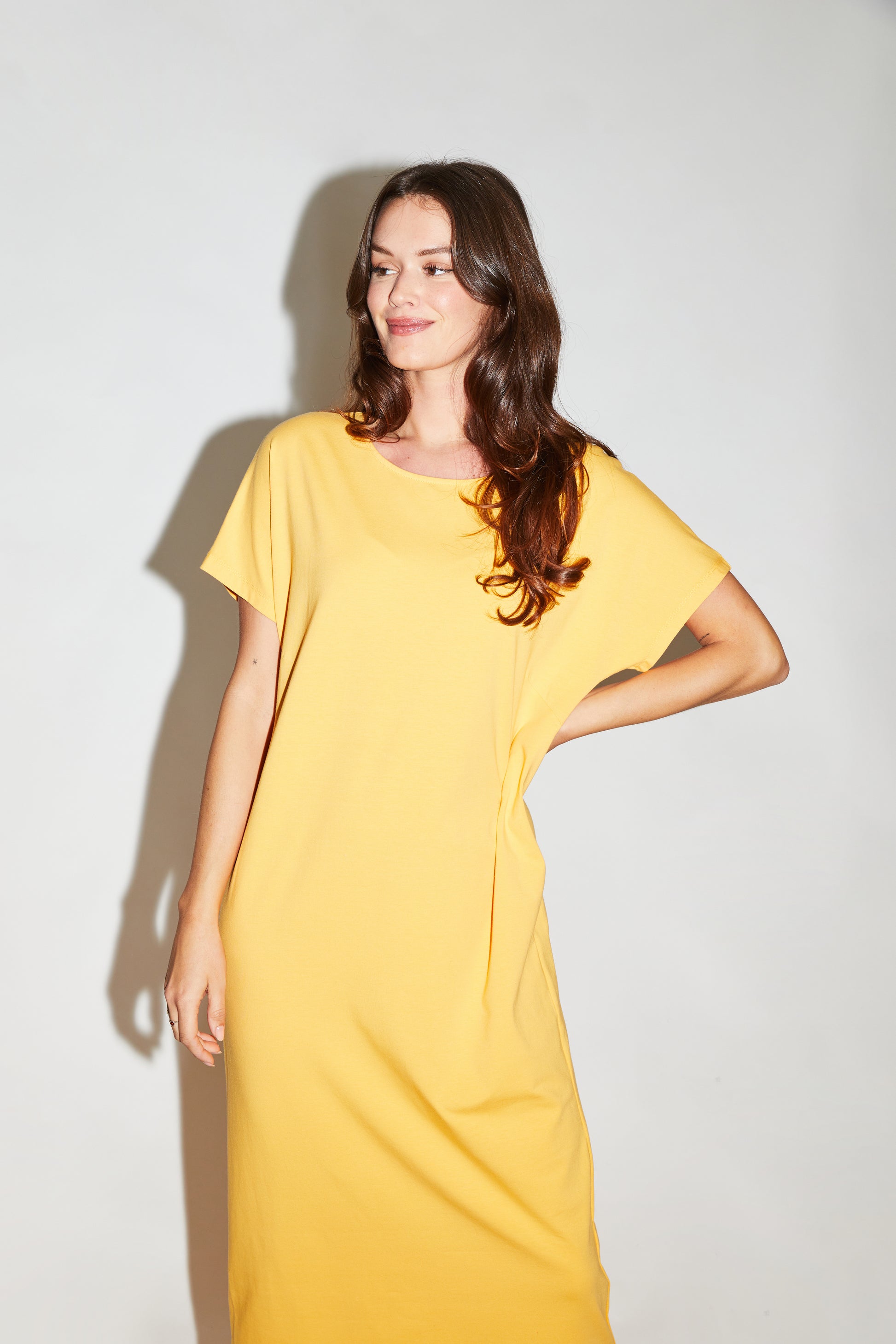 RE/BORN Antwerp Milou dress Mango sorbet