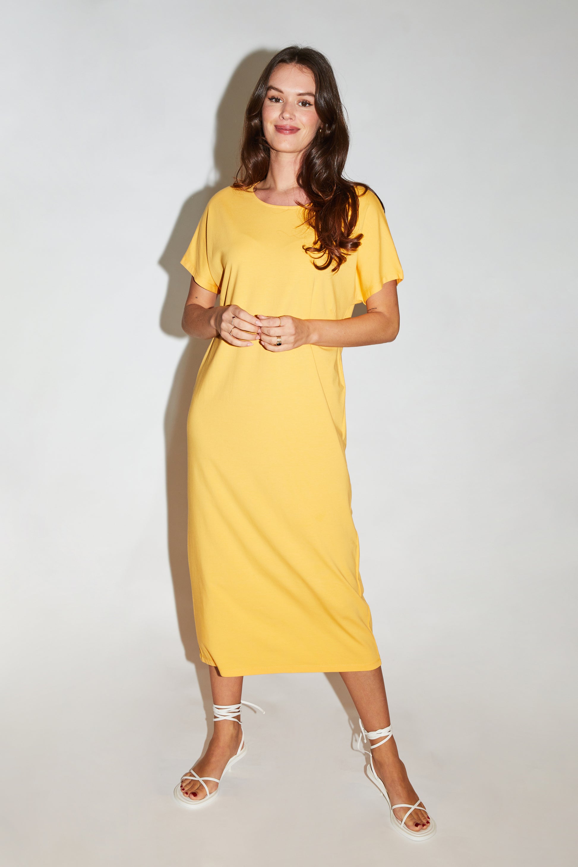 RE/BORN Antwerp Milou dress Mango sorbet