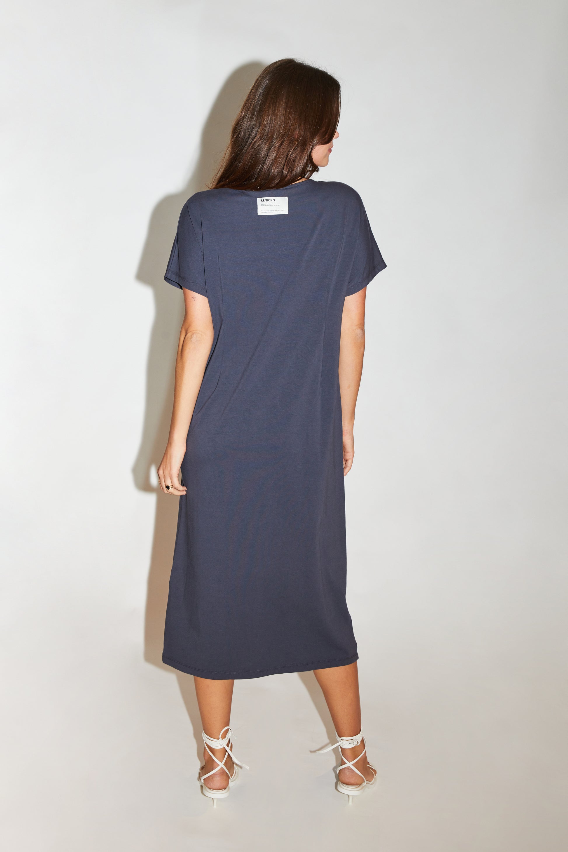 RE/BORN Antwerp Milou dress Offblack