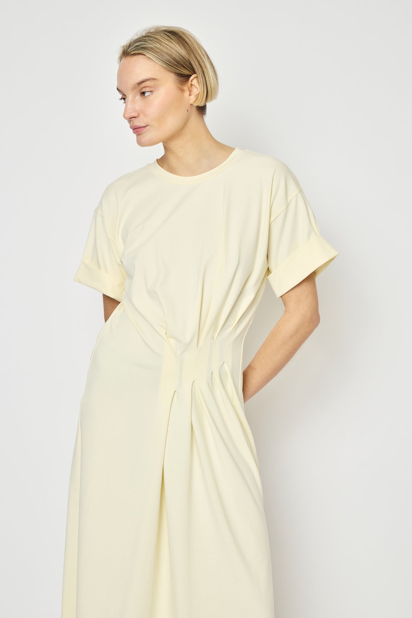 RE/BORN Antwerp Noëlle dress Butter