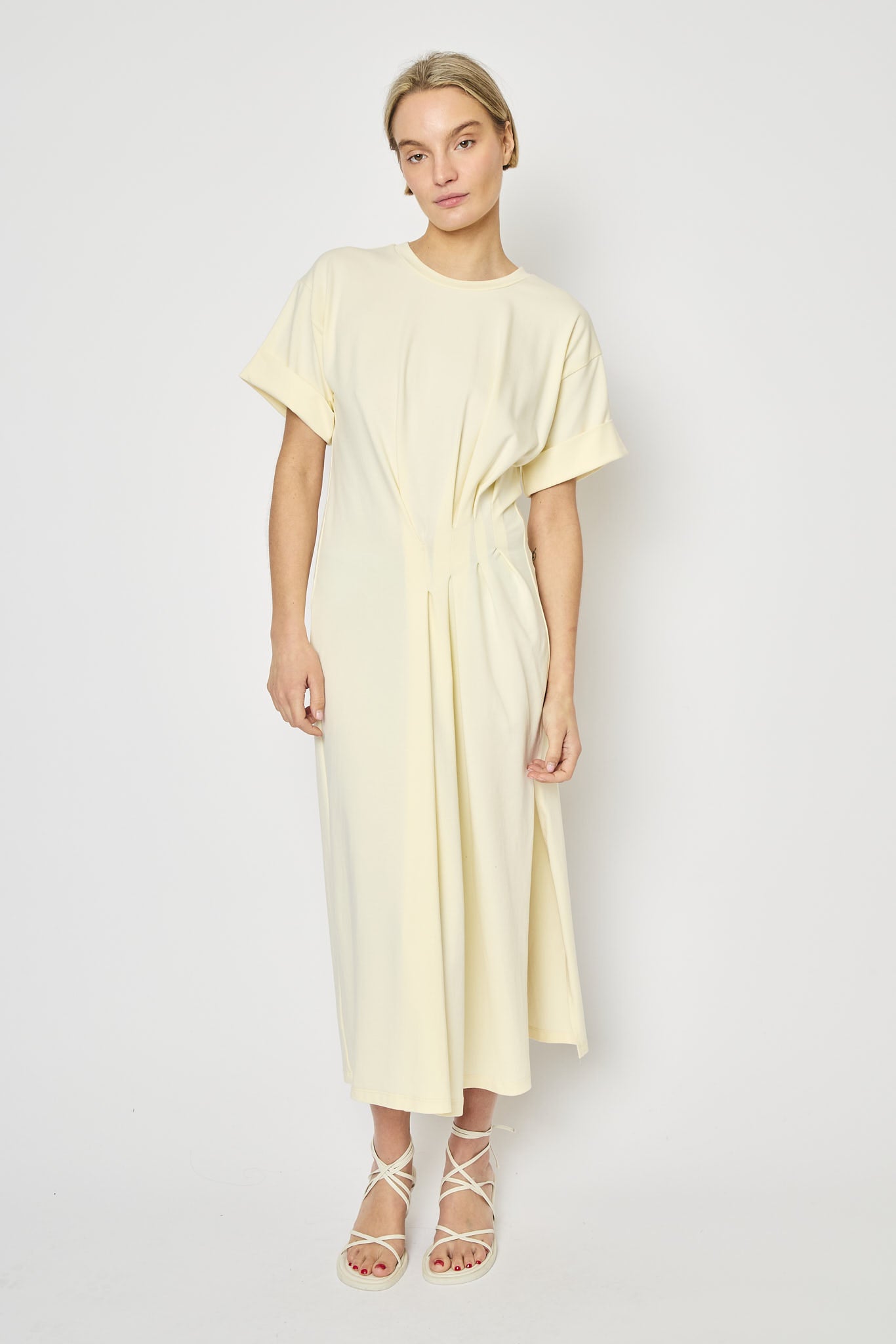 RE/BORN Antwerp Noëlle dress Butter