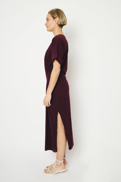 RE/BORN Antwerp Noëlle dress Vino
