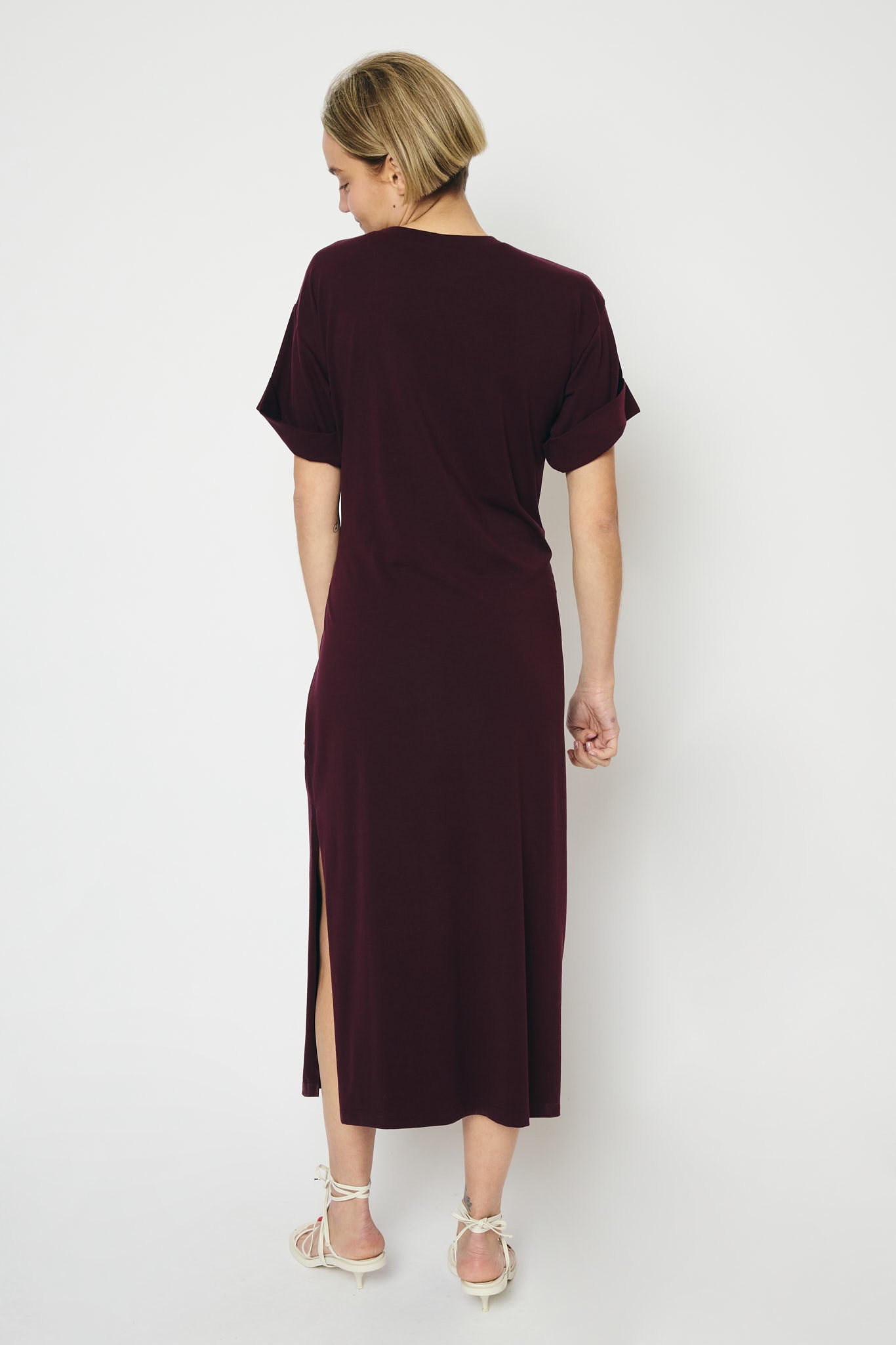 RE/BORN Antwerp Noëlle dress Vino