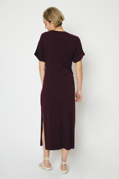 RE/BORN Antwerp Noëlle dress Vino